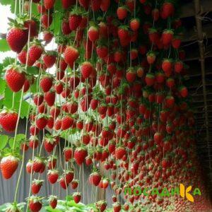 Клубника ампельная Анастасия купить по цене от 370р. в интернет-магазине «Посадика» с доставкой почтой в в Лангепасе и по всей России – [изображение №1].